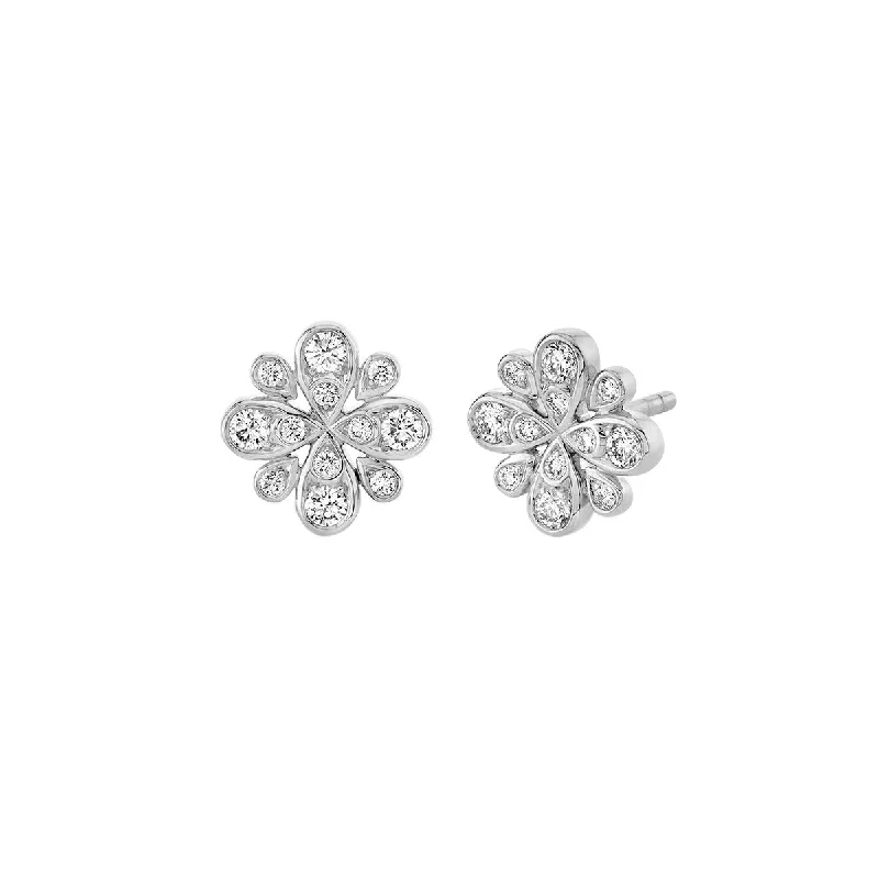 big stud earrings for women-Scallop Jubilee Stud Earrings