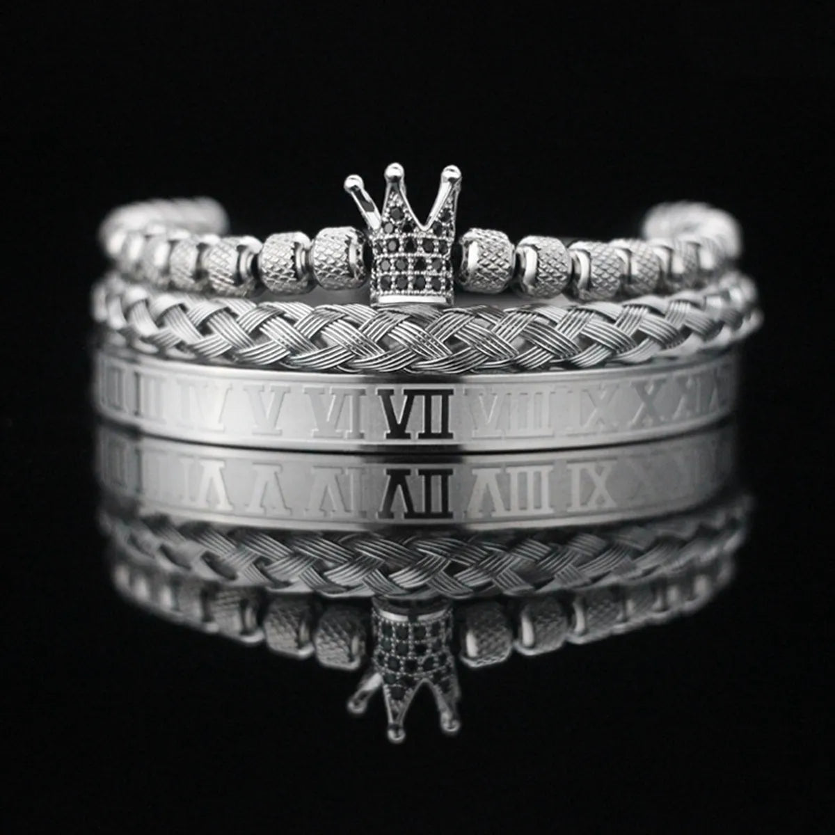 Steel Crown with Black Zirconium