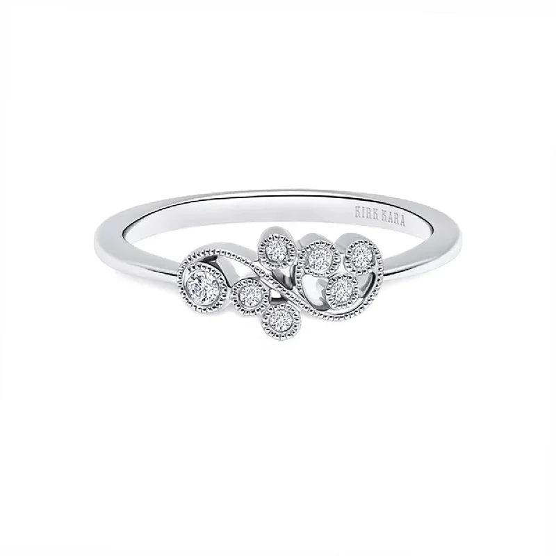 lab-grown diamond engagement rings for women-Whimsical Diamond Wedding Band