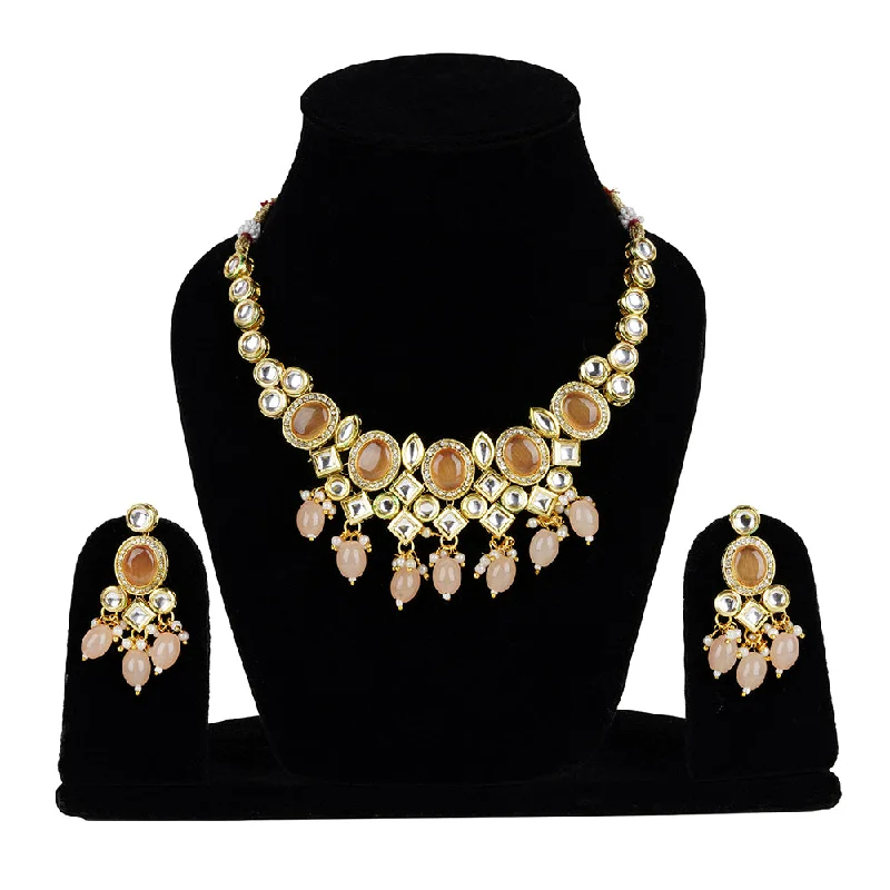 triangle necklaces for women-Exotica Collection Monalisa AD Zirconia Necklace Set