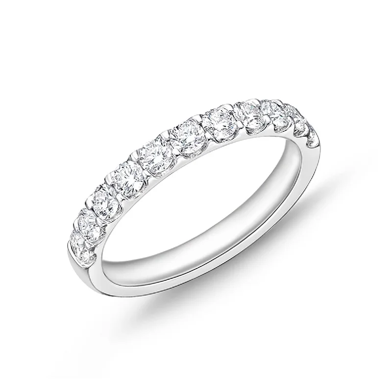 intricate design engagement rings for women-Odessa 11-Stone Wedding Band