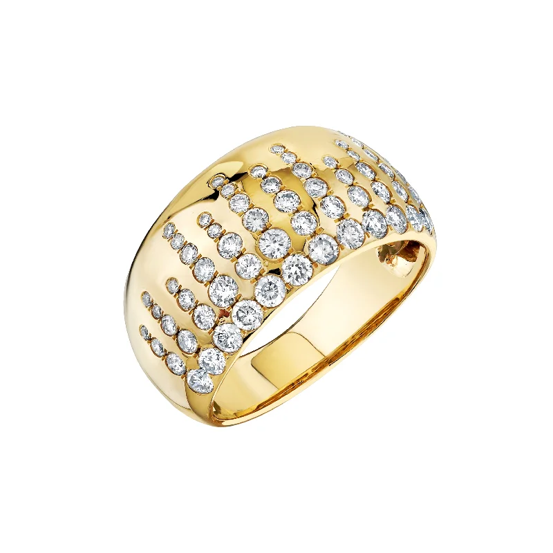 luxurious rings for women-Firework Cocktail Ring