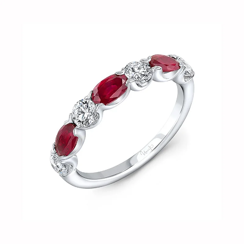 affordable engagement rings with diamonds for women-Ruby Wedding Band