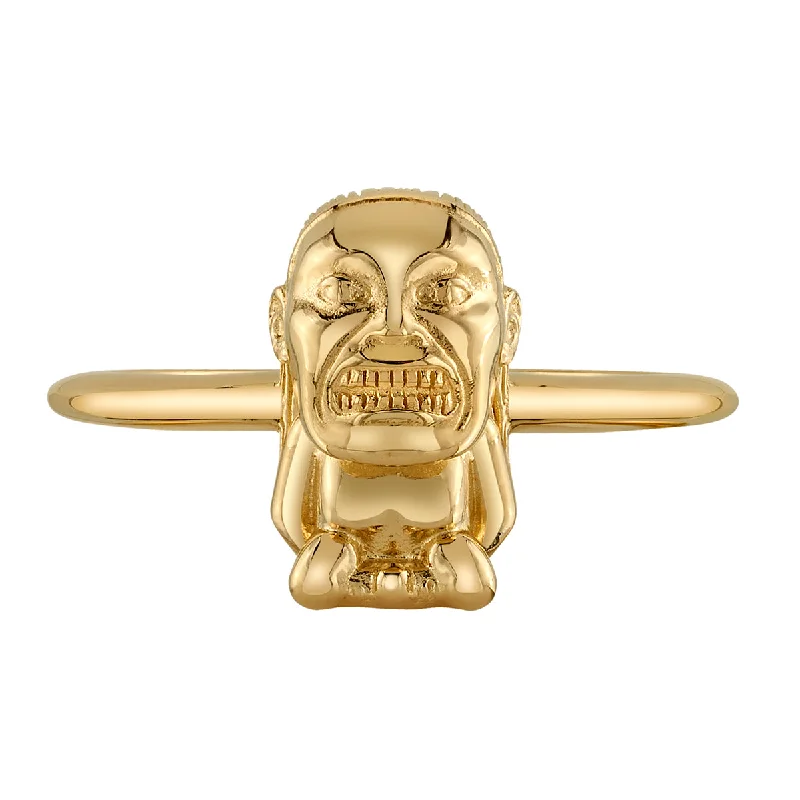 bold rings for women-Indiana Jones X RockLove Golden Idol Ring