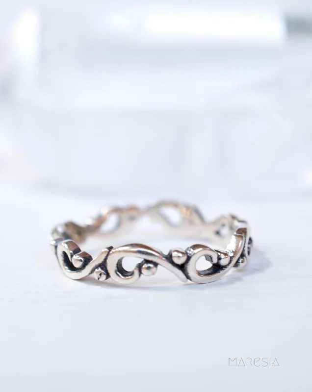 stacking rings for women-Mage Ring ~Sterling Silver 925~ SMR100