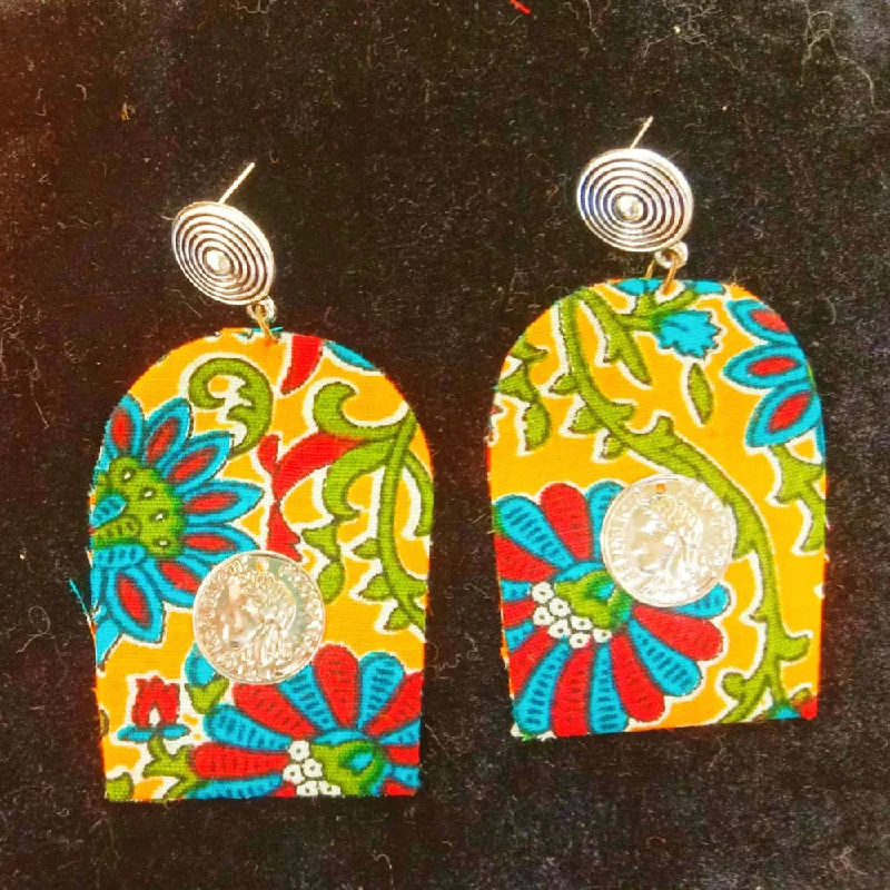 color-block earrings for women-Pakhi Creation Handmade Dangler Earrings