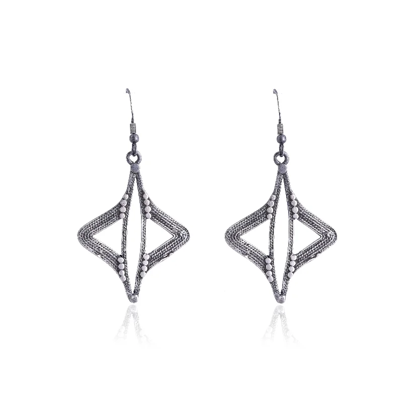 gemstone earrings for women-Silver Mountain 925 Sterling Dangler Earrings