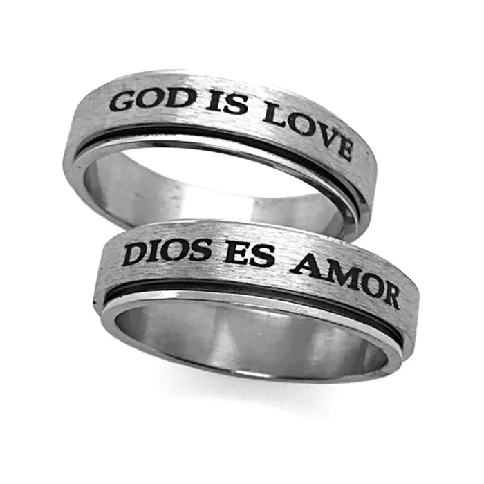 halo rings for women-God Is Love Ring