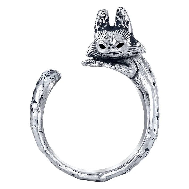 rose gold engagement rings for women-Star Wars X RockLove Loth-cat Ring