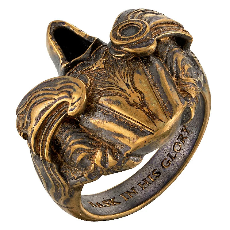 sterling silver rings for women-Diablo IV X RockLove Inarius Ring