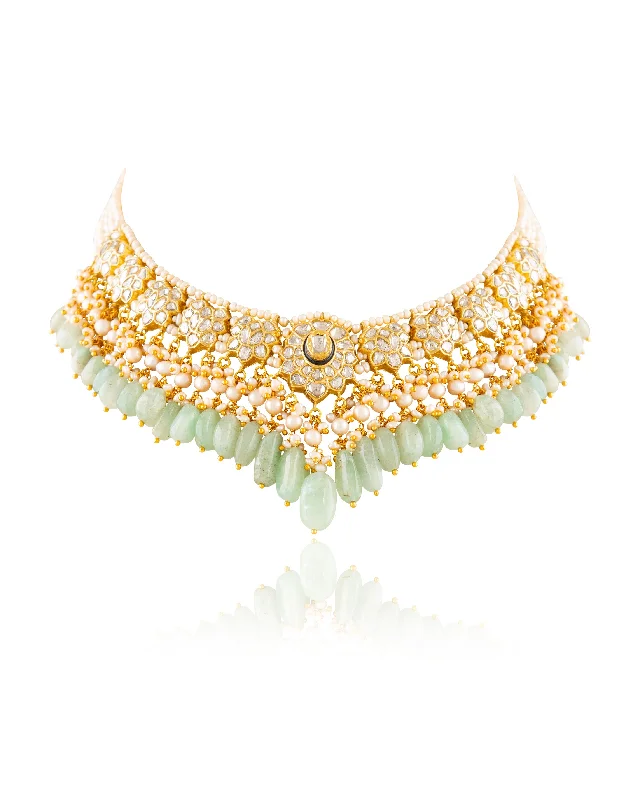 vintage necklaces for women-Camilia Polki Necklace