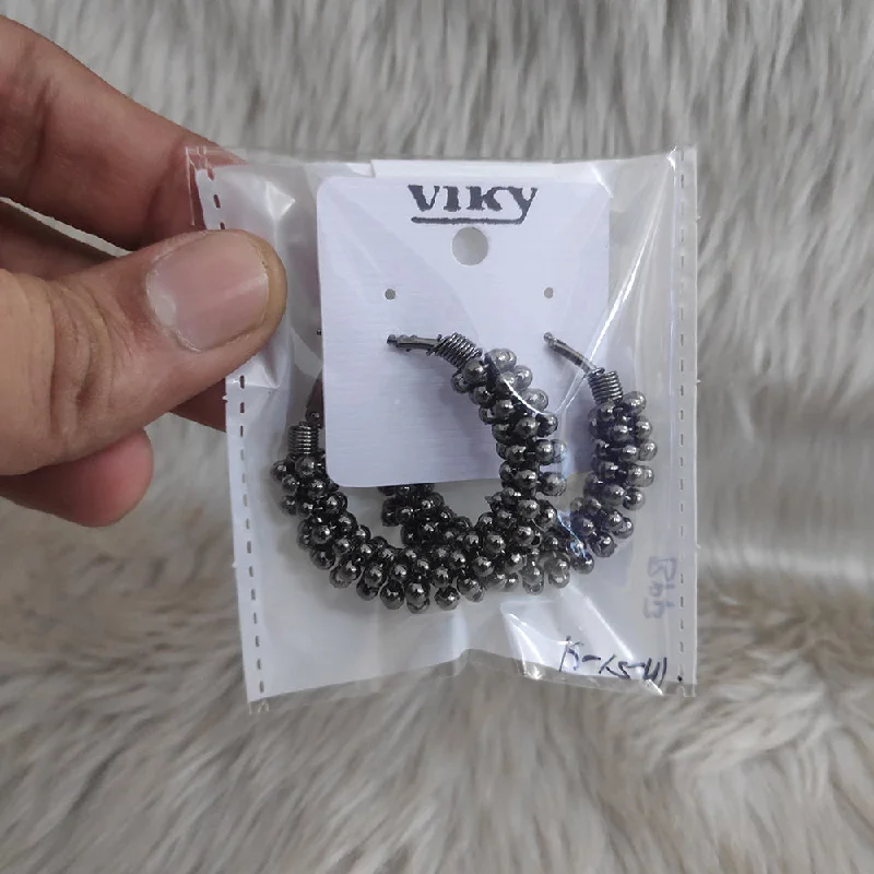 colorful gemstone earrings for women-Viky Oxidised Plated Dangler Earrings