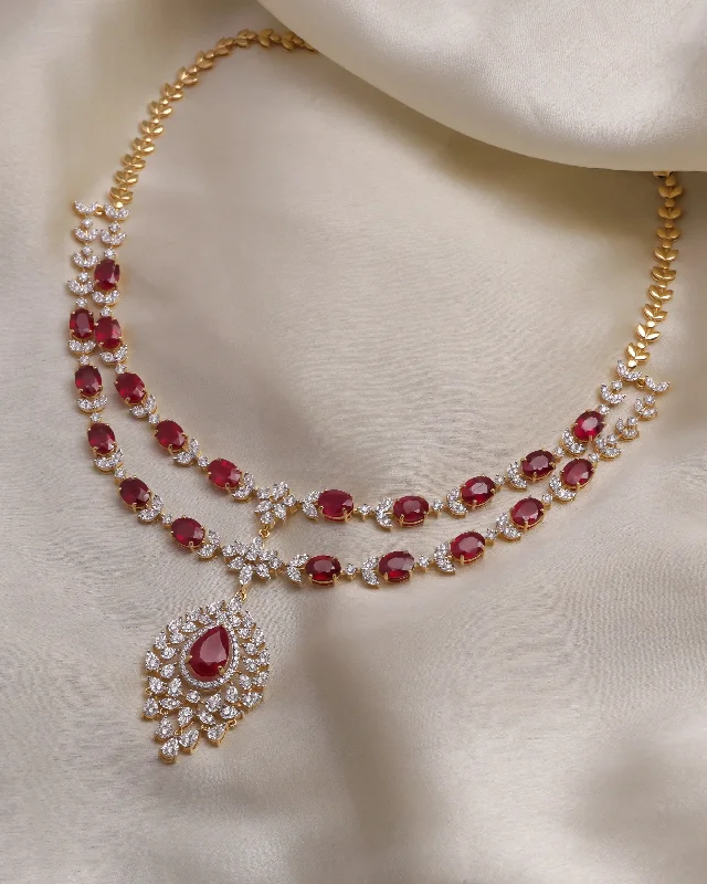 multi-strand necklaces for women-Diamond Necklace