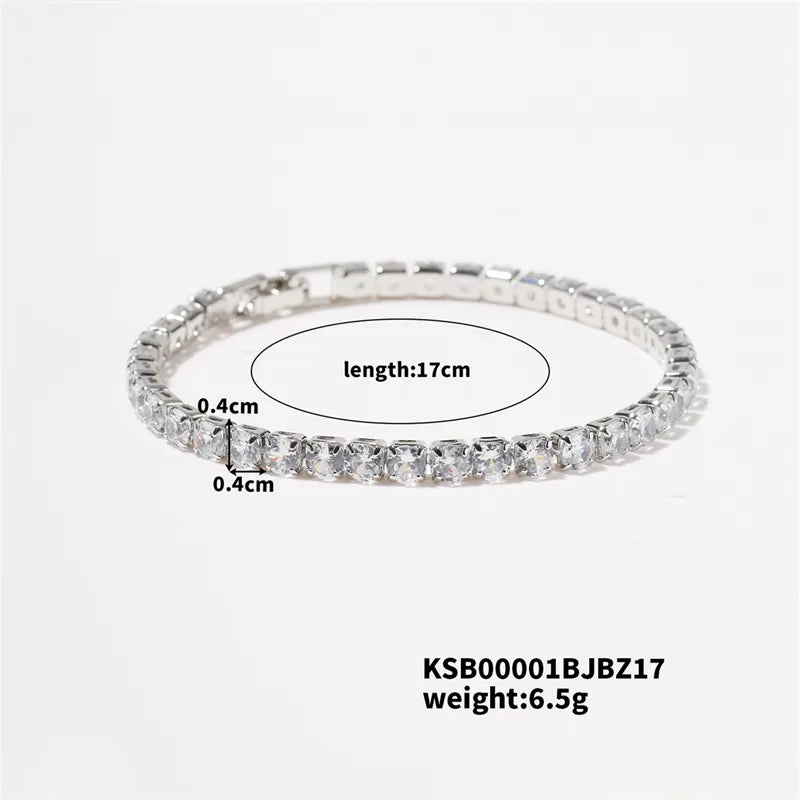 Platinum White Diamond 17cm