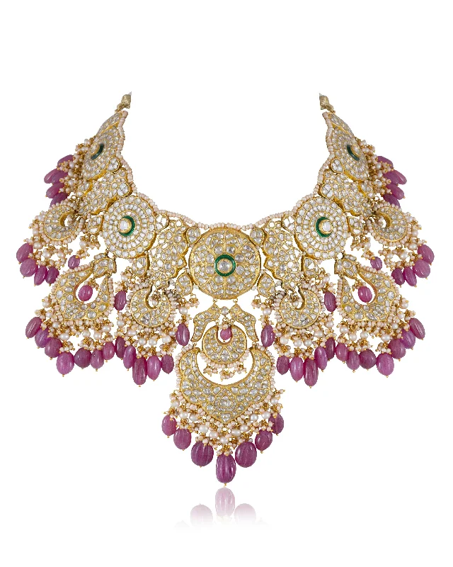 choker necklaces for women-Srishti Polki Necklace