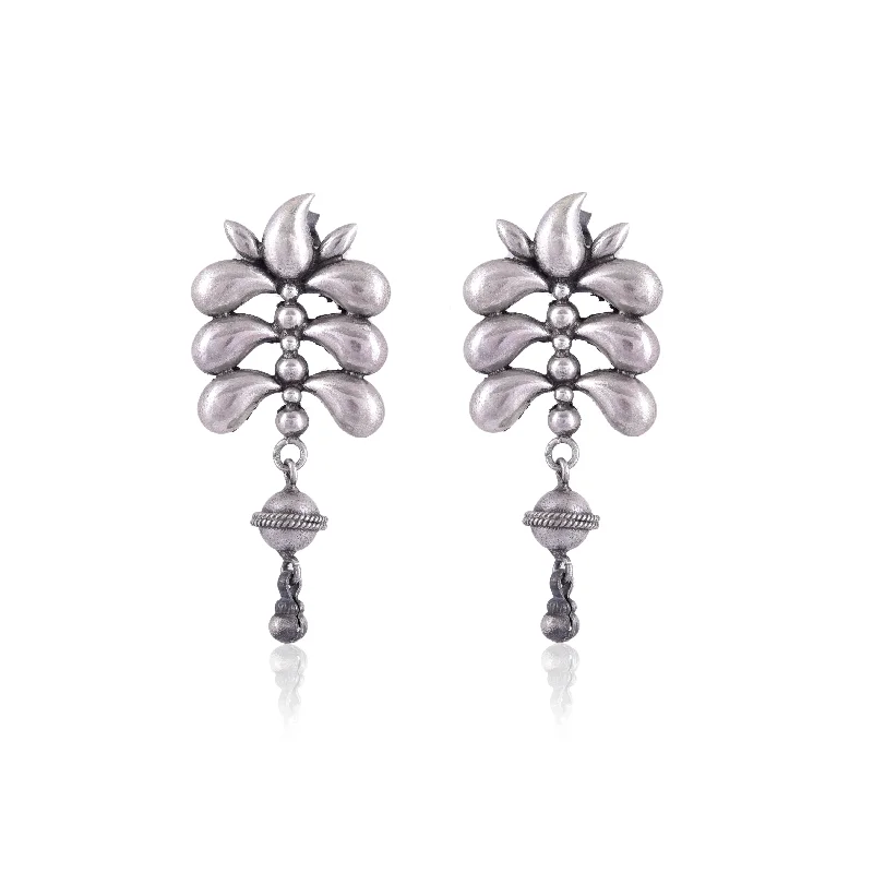 pearl earrings for women-Silver Mountain 925 Sterling Dangler Earrings