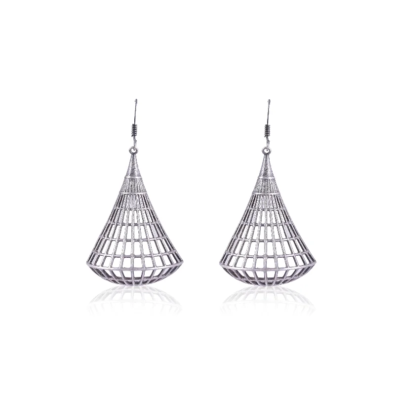 luxury earrings for women-Silver Mountain 925 Sterling Dangler Earrings