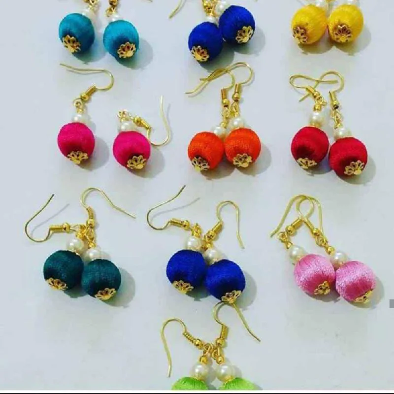 clip-on earrings for women-Pakhi Creation Handmade Dangler Earrings