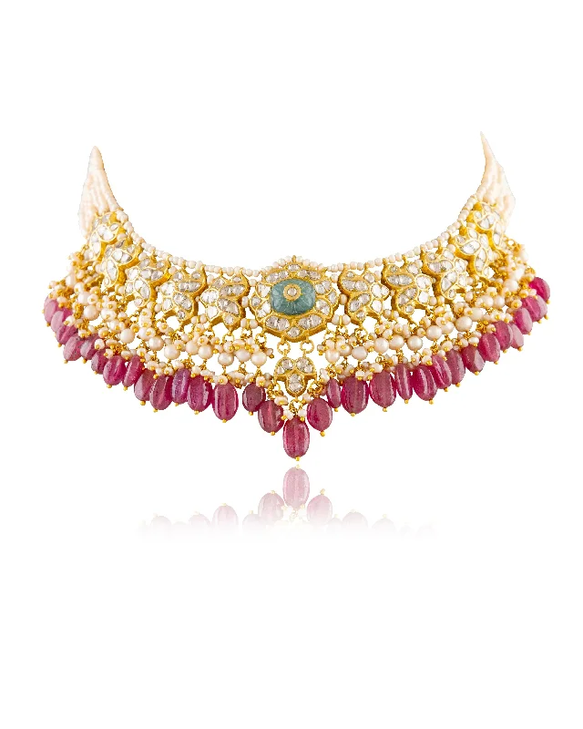 birthstone charm necklaces for women-Antara Polki Necklace