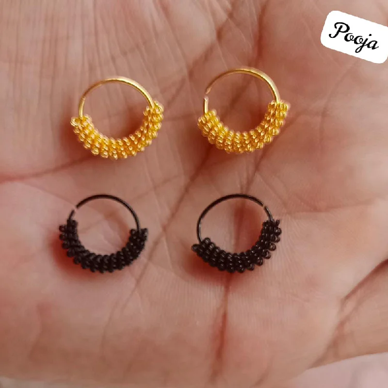 designer earrings for women-Pooja Bangles Hoop Earrings