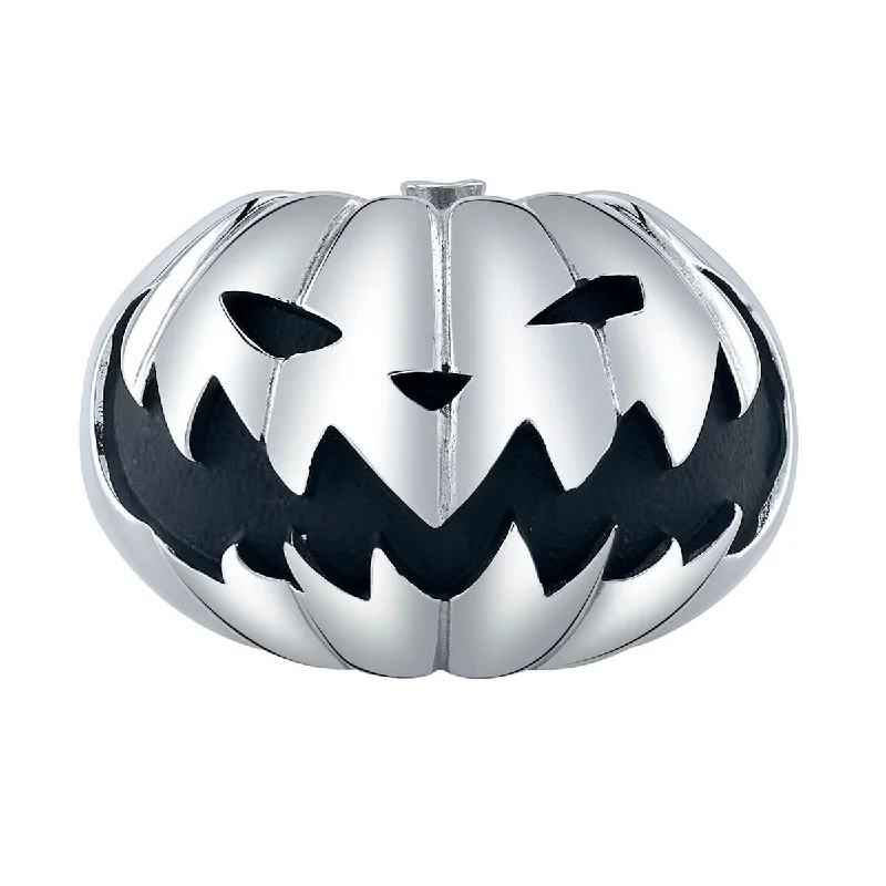 wedding ring sets for women-Disney X RockLove THE NIGHTMARE BEFORE CHRISTMAS Pumpkin King Ring