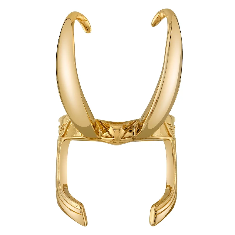 unique diamond rings for women-Marvel X RockLove LOKI Helmet Ring