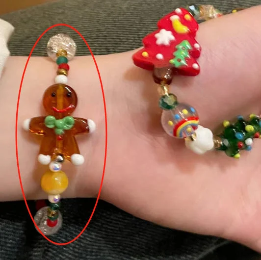 Gingerbread Man Bracelet