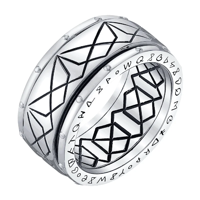 black rings for women-Marvel X RockLove DOCTOR STRANGE Spell Spinner Ring