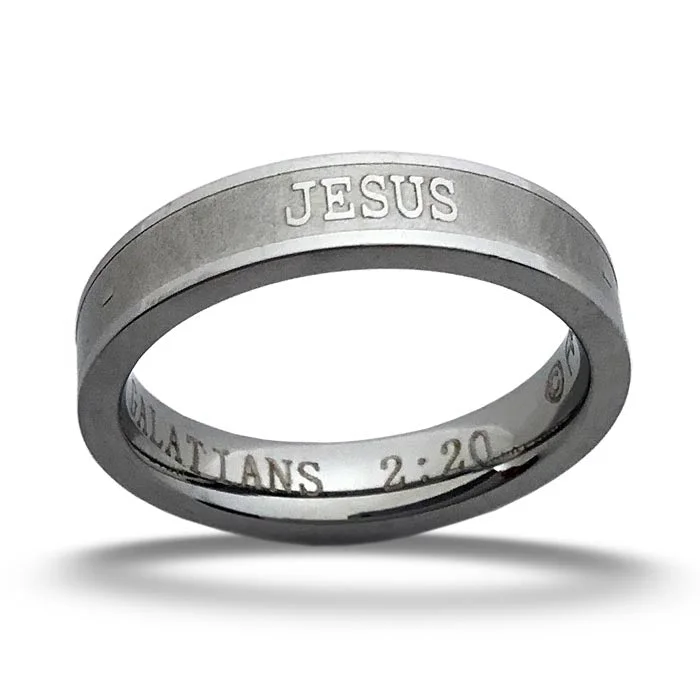 adjustable gold rings for women-Jesus Band Ring