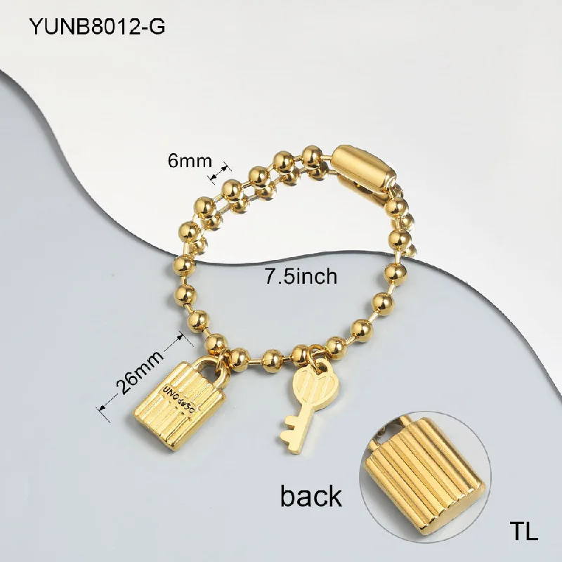 Heart-Shape Lock Gold