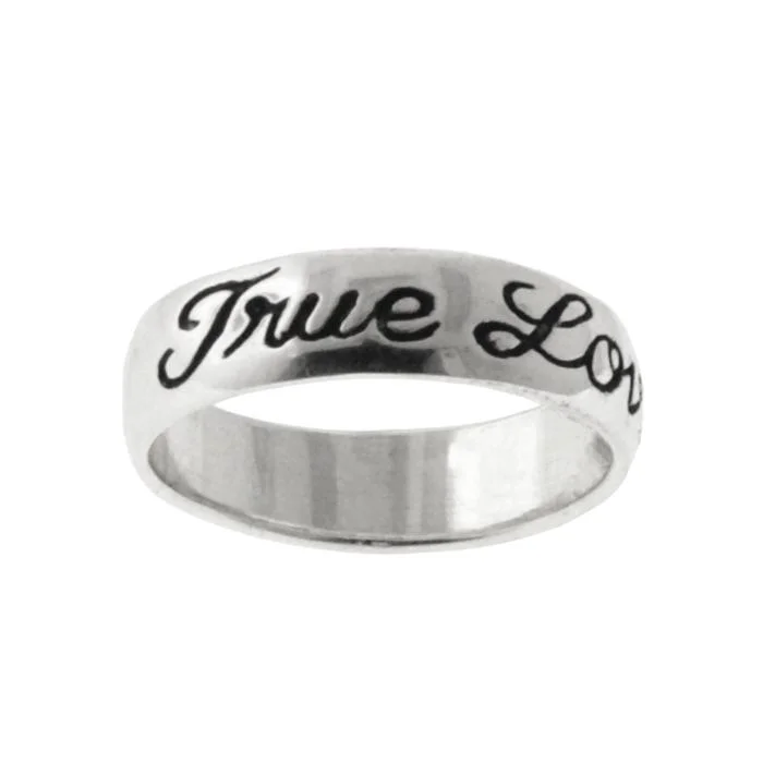 contemporary rings for women-True Love Waits 925 Ring