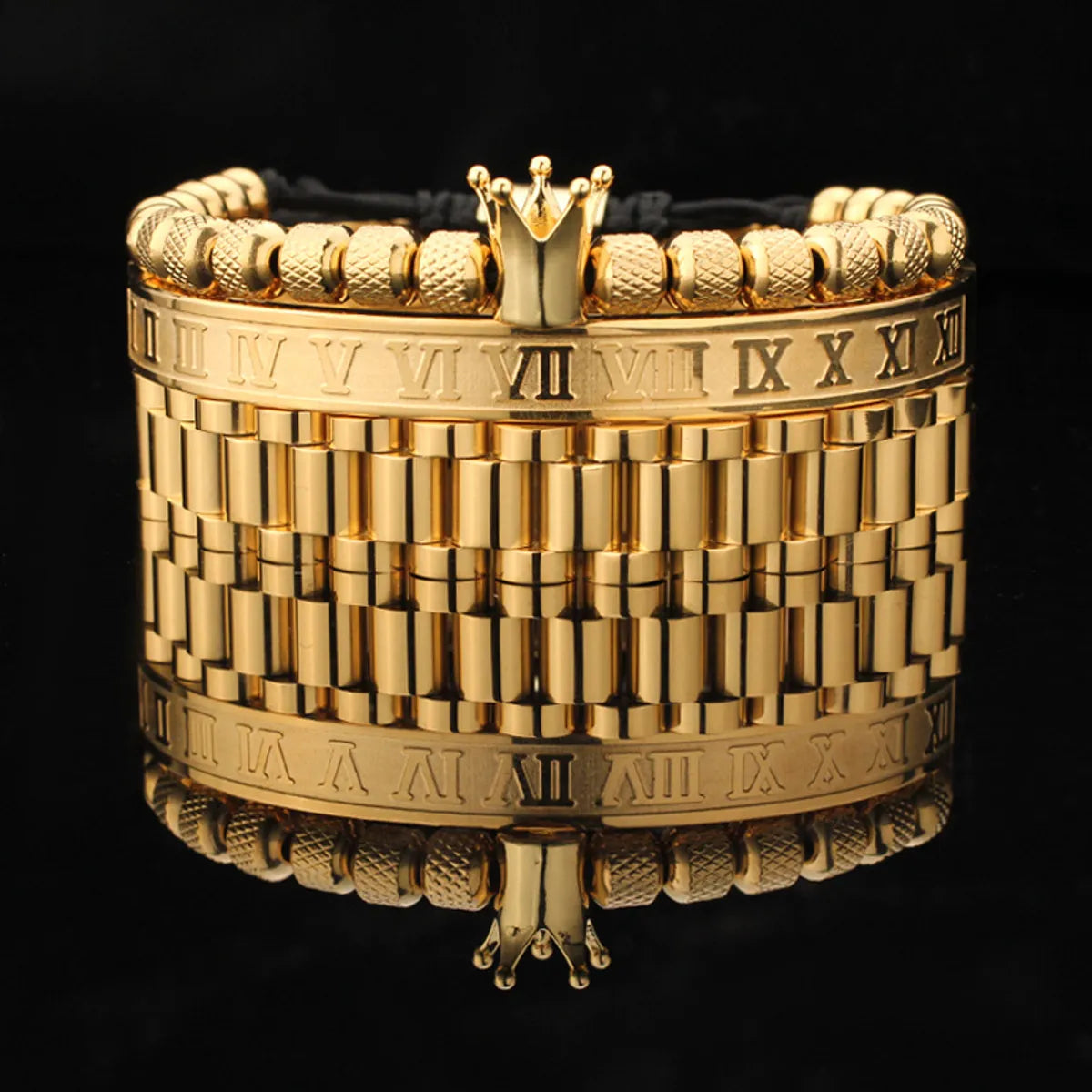 Golden Crown with Watch Band