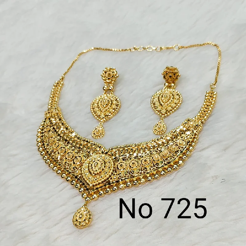 gold chain necklaces for women-Sunrise Gold  Forming  Necklace Set