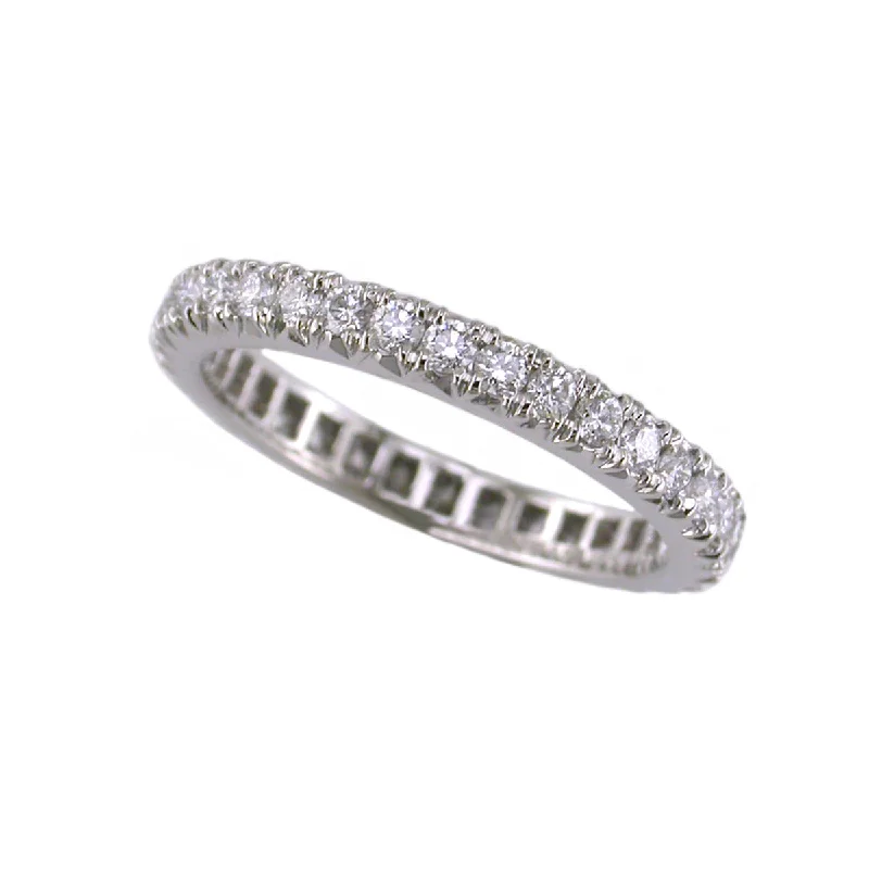 custom made engagement rings for women-Platinum Diamond Eternity Wedding Band