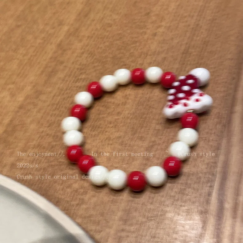 Red Christmas Hat Bracelet