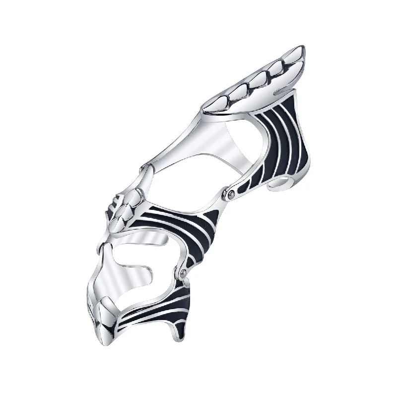 personalized rings for women-Alien X RockLove ALIEN Xenomorph Finger Armour Ring