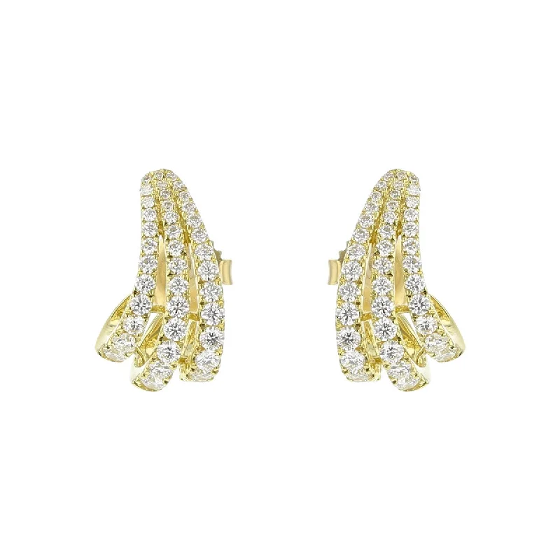 elegant earrings for women-Precious Pastel Diamond Earrings