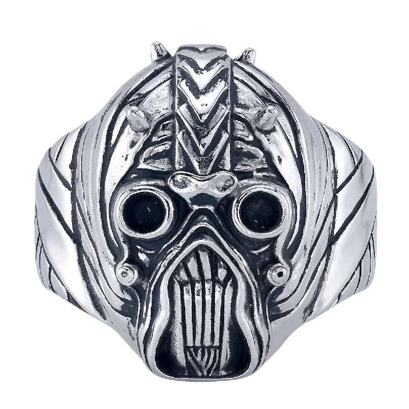 3-stone rings for women-Star Wars X RockLove Tusken Raider Mask Ring