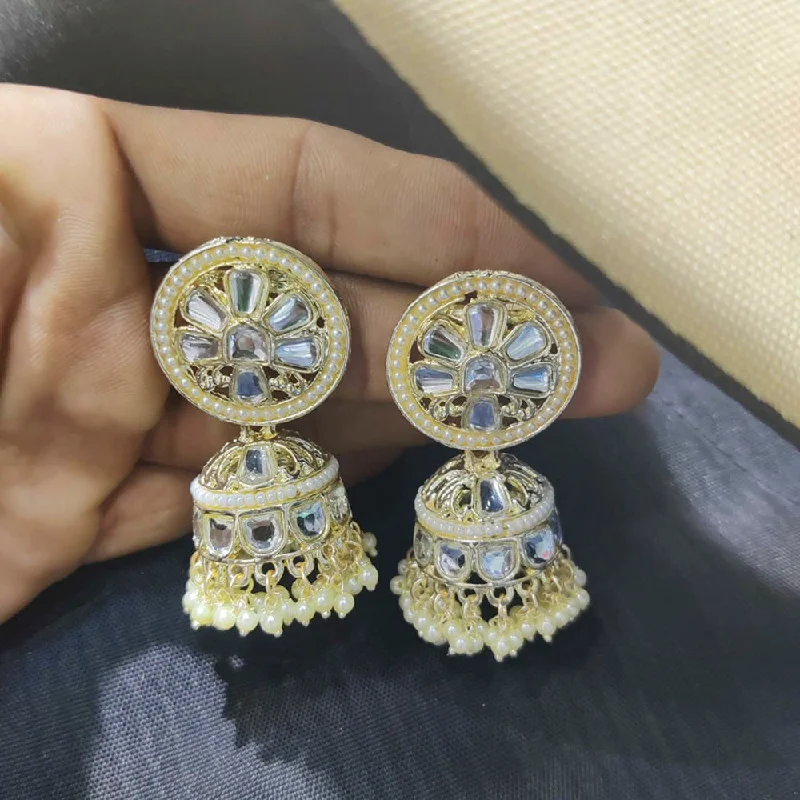 birthstone earrings for women-Manisha Jewellery Kundan Stone Dangler Earrings