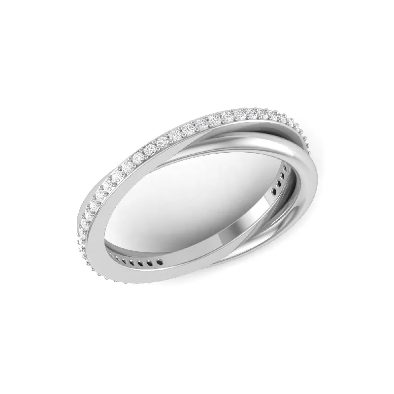 square rings for women-Minimal Twilight Valentine Ring