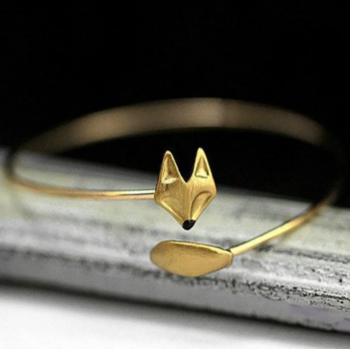 gold bangles for women-Simple Style Fox Alloy Wholesale Bangle