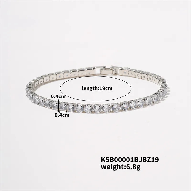 Platinum White Diamond 19cm