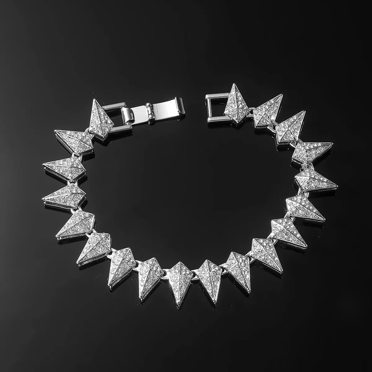 handmade bracelets for women-Hip-Hop Geometric Alloy  Men'S Bracelets