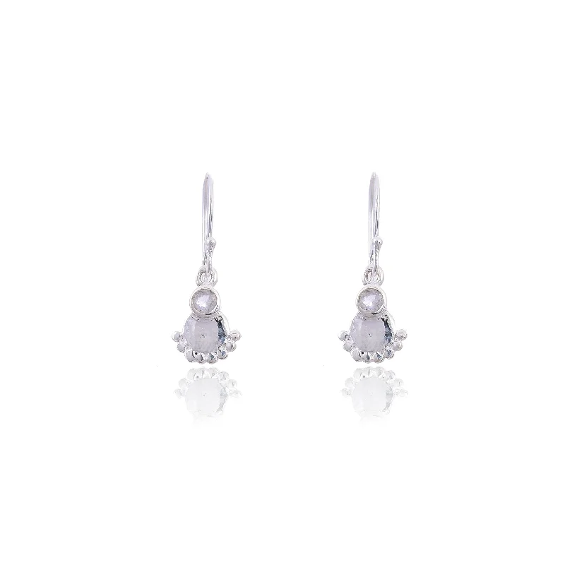 oversized earrings for women-Silver Mountain B.T. Sterling Silver Earring