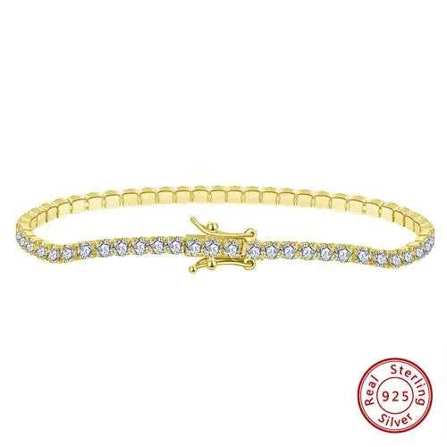 14K Gold Bracelet Length: 19cm