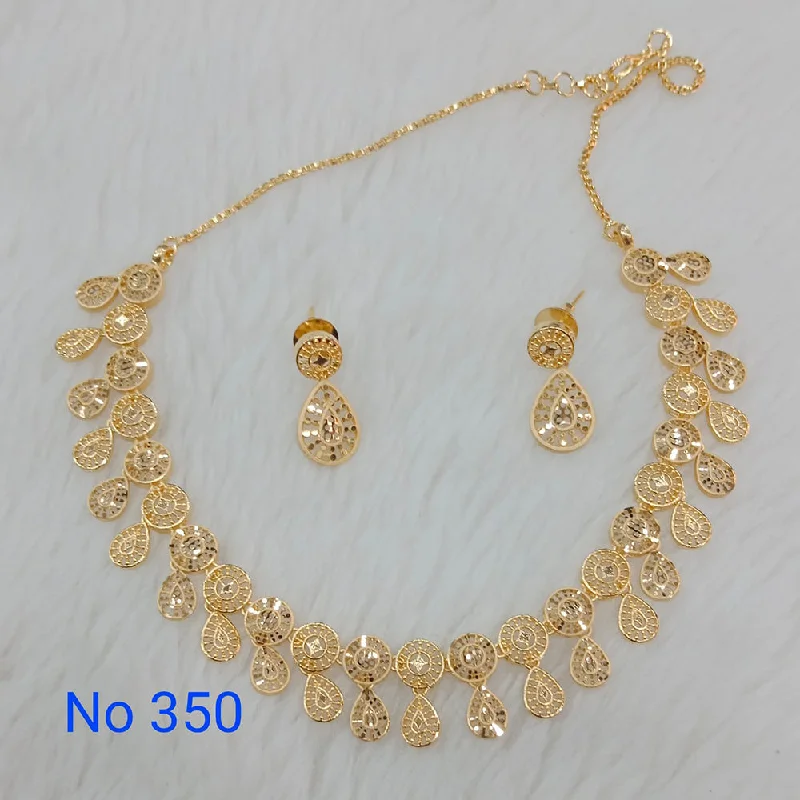 star necklaces for women-Sunrise Gold  Forming  Necklace Set