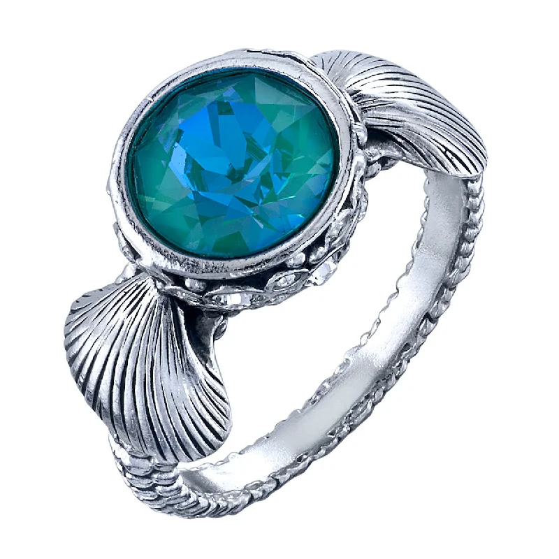 bold rings for women-Disney X RockLove THE LITTLE MERMAID Seashell & Bubble Ring