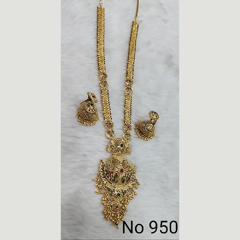 diamond necklaces with pendants for women-Sunrise Gold  Forming  Necklace Set