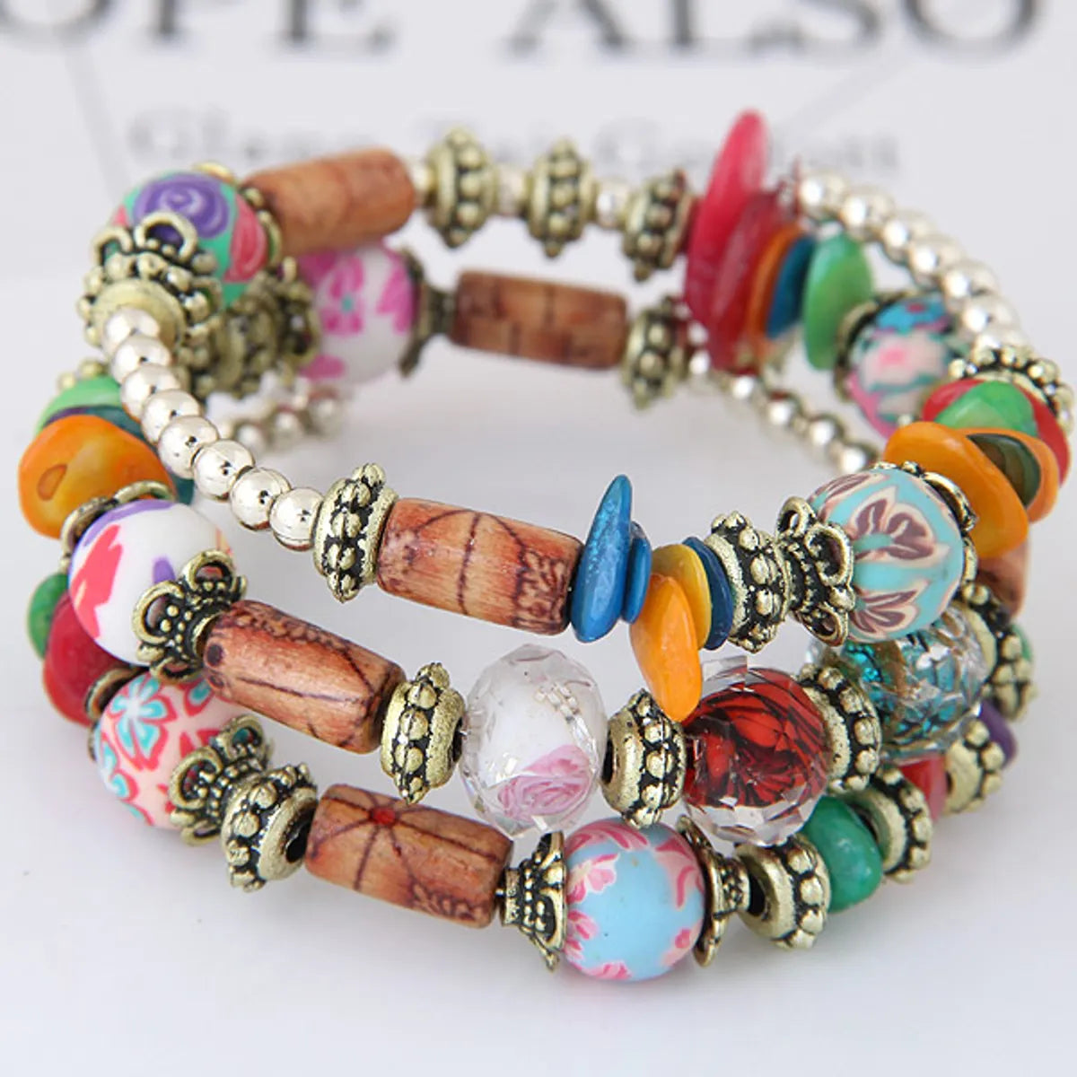 gemstone bracelets for women-New Fashion Bohemian Style Shell Accessories Mix And Match Multi-layer Bracelet Yiwu Gooddiy Wholesale